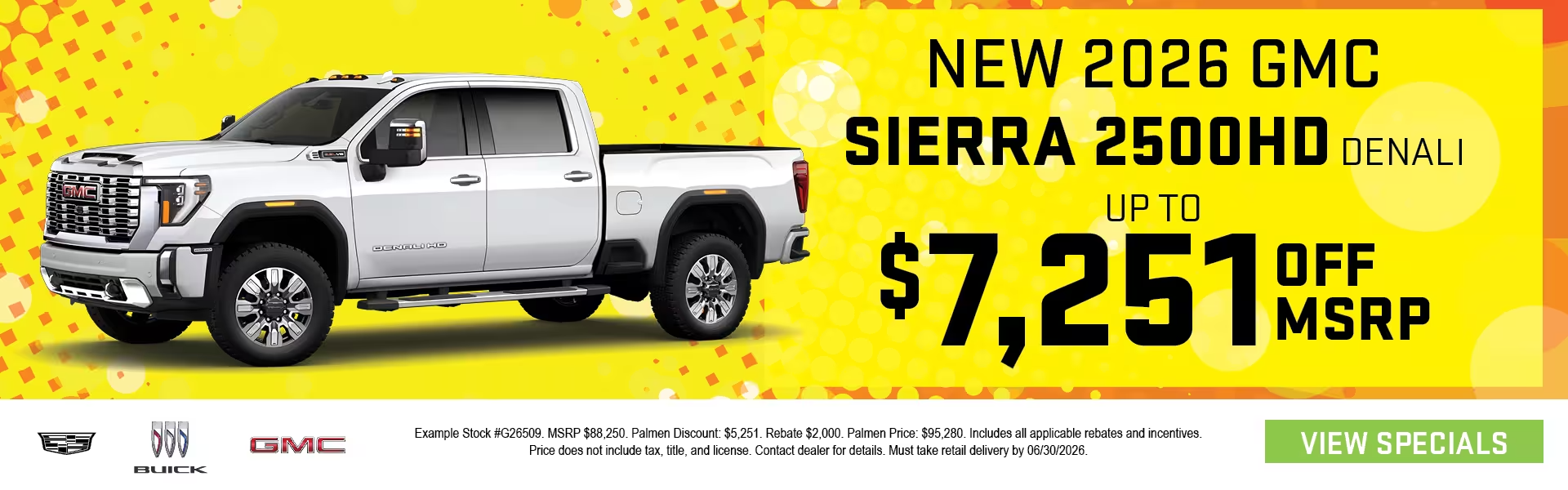 New 2026 GMC Sierra 2500HD Denali - Up to $7,251 off msrp